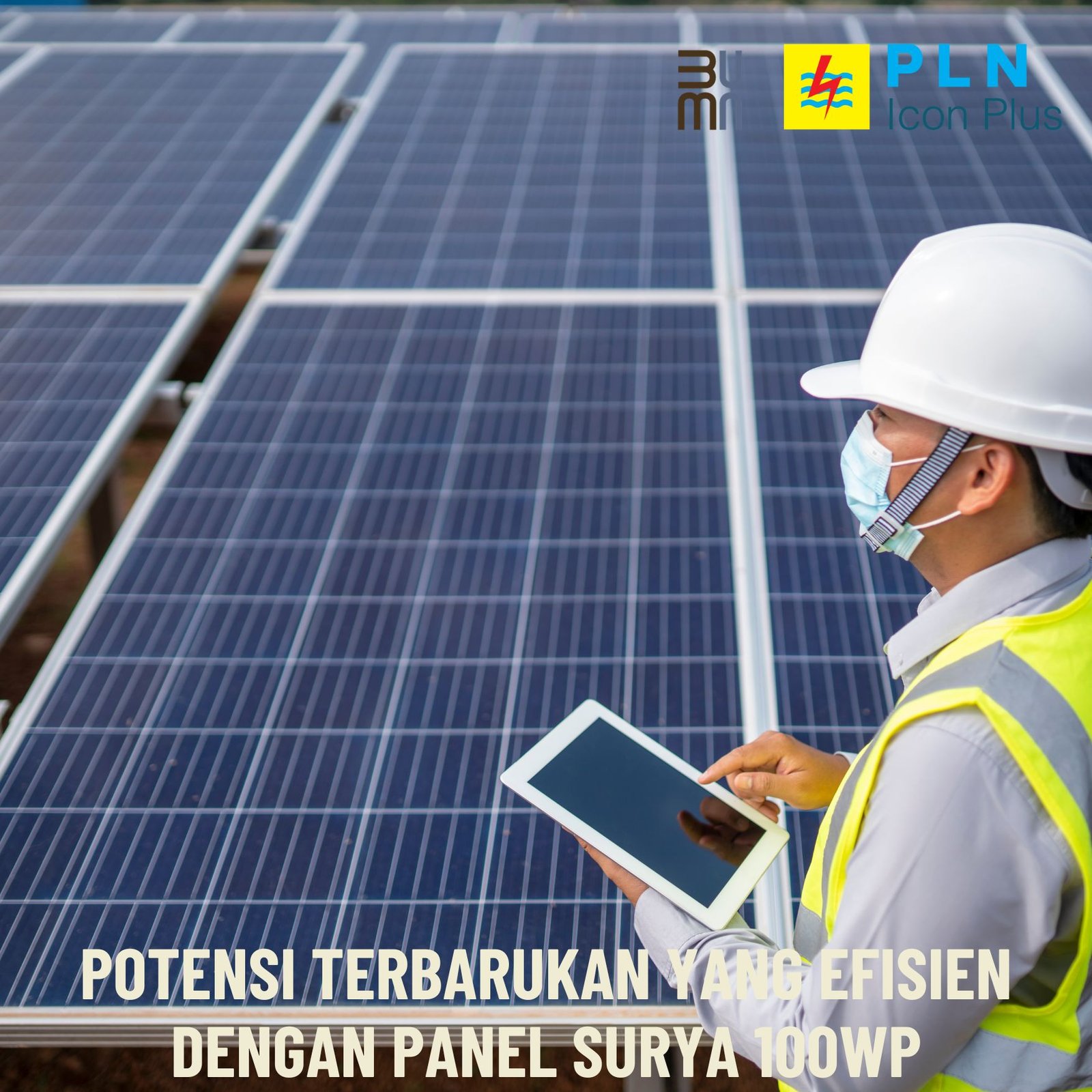 Potensi Terbarukan Yang Efisien Dengan Panel Surya 100Wp