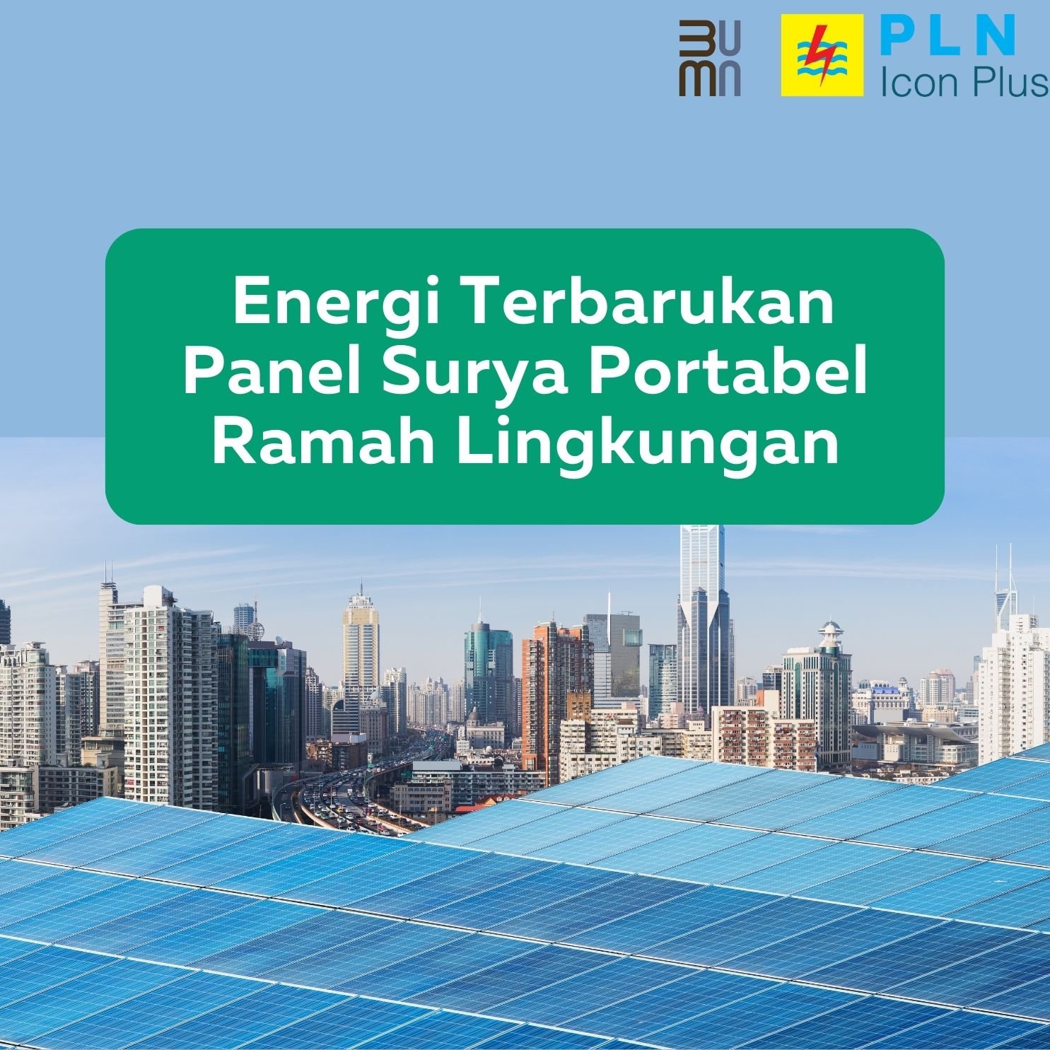 Energi Terbarukan Panel Surya Portabel Ramah Lingkungan